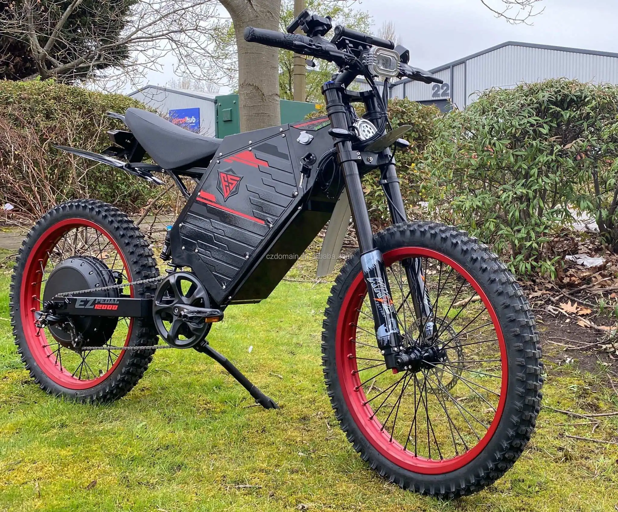Wholesale Cheap K5 Ebike CZDM 12000 15000 Bicicleta Electrica 300N.m Stealth Bomber Electric Bike For Adult Enduro Trail Riding