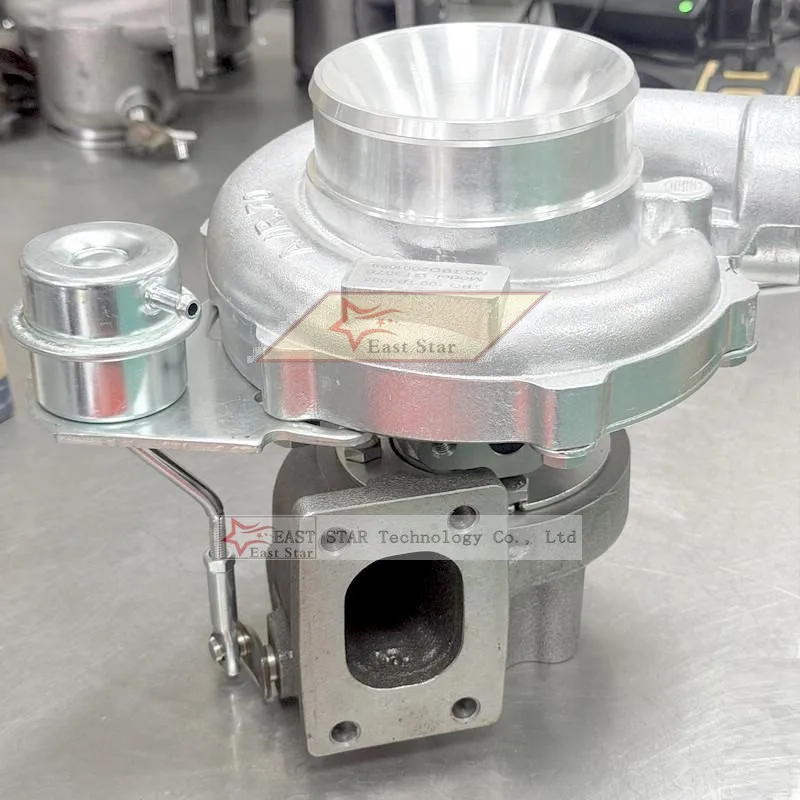 Turbo GT3076 GT30 T25 Flange 5 bolts Compressor A/R 0.70 Turbine A/R 0.64 Wastegate Water and Oil cooled Turbocharger 350-480HP