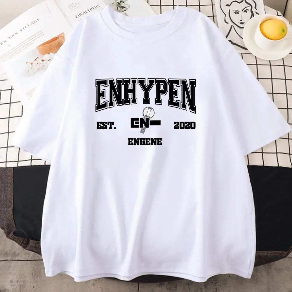 Женская хлопковая Футболка в стиле хип-хоп с принтом и коротким рукавом