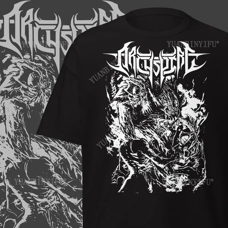 

Archspire T-Shirt Technical Death Metal Clothing Deathcore Band Merch Cotton Vintage Round Neck Streetwear Tees Short Sleeve