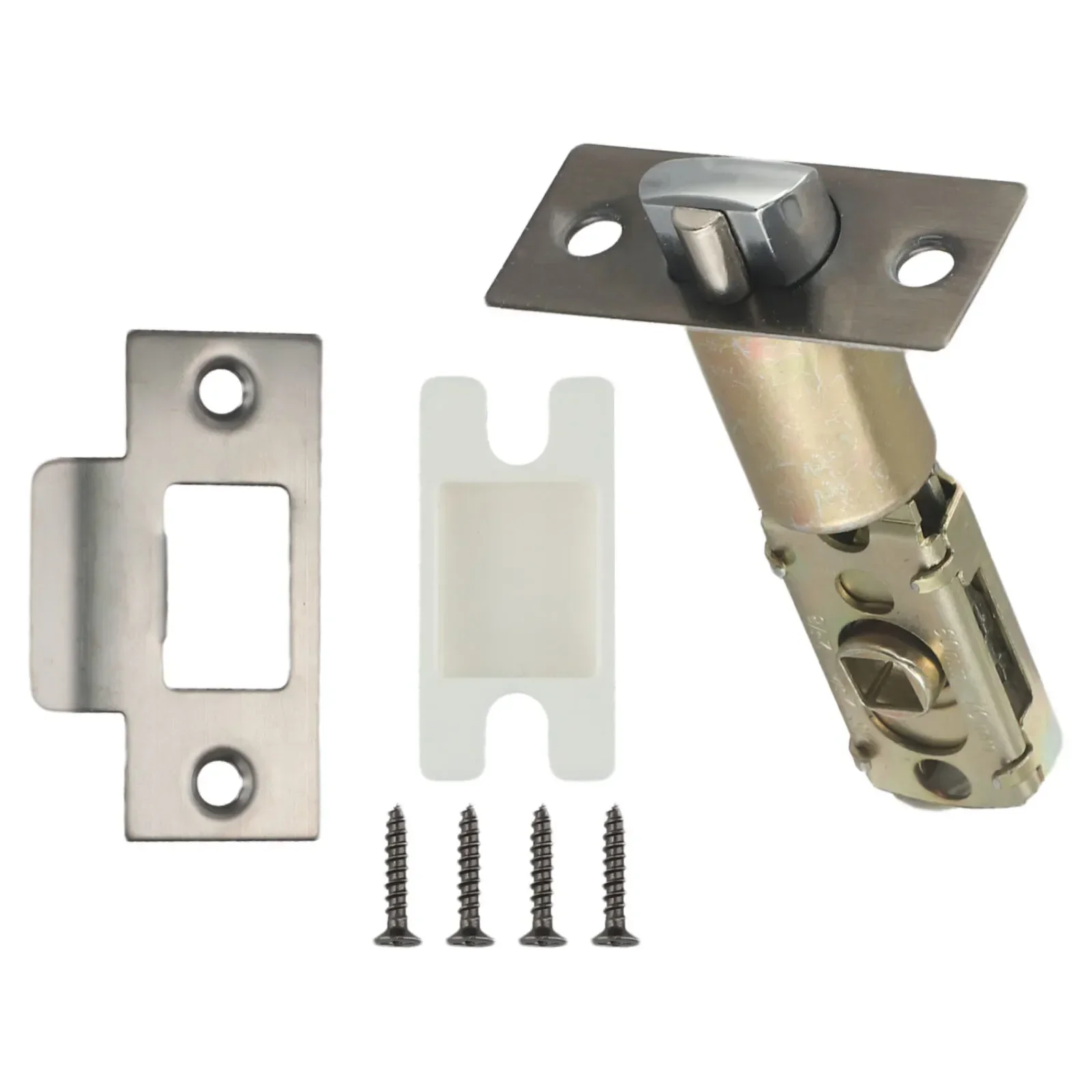 Door Lock Body Washroom Single Tongue Lock Bolt Lock Core Hardware Accessories 45 Degree 60-70cm Adjustable Bathroom Lock Body