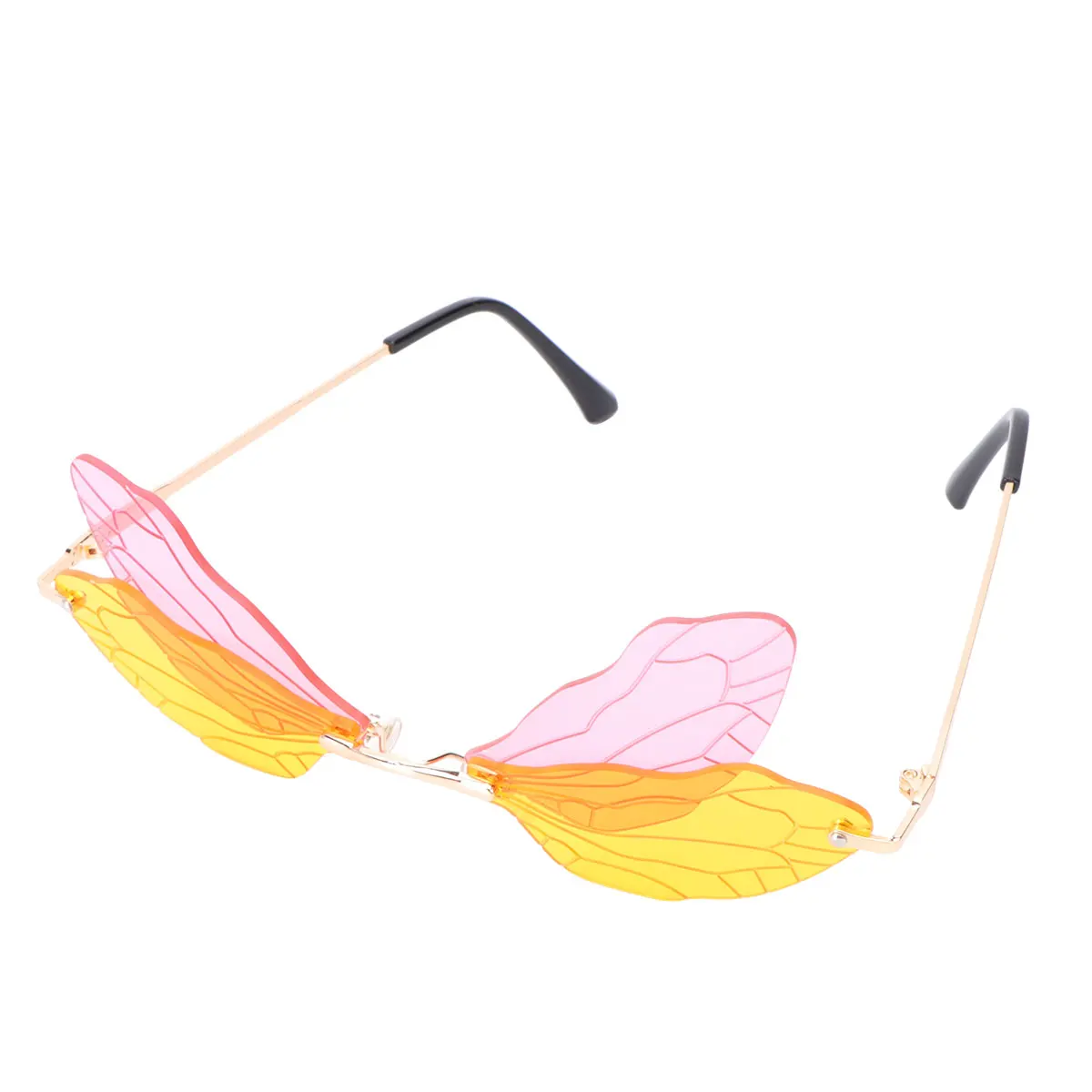 

Dragonfly Wings Glasses Pink Stylish Women Party Photo Props Decorative Accessories Holiday Wedding Trends