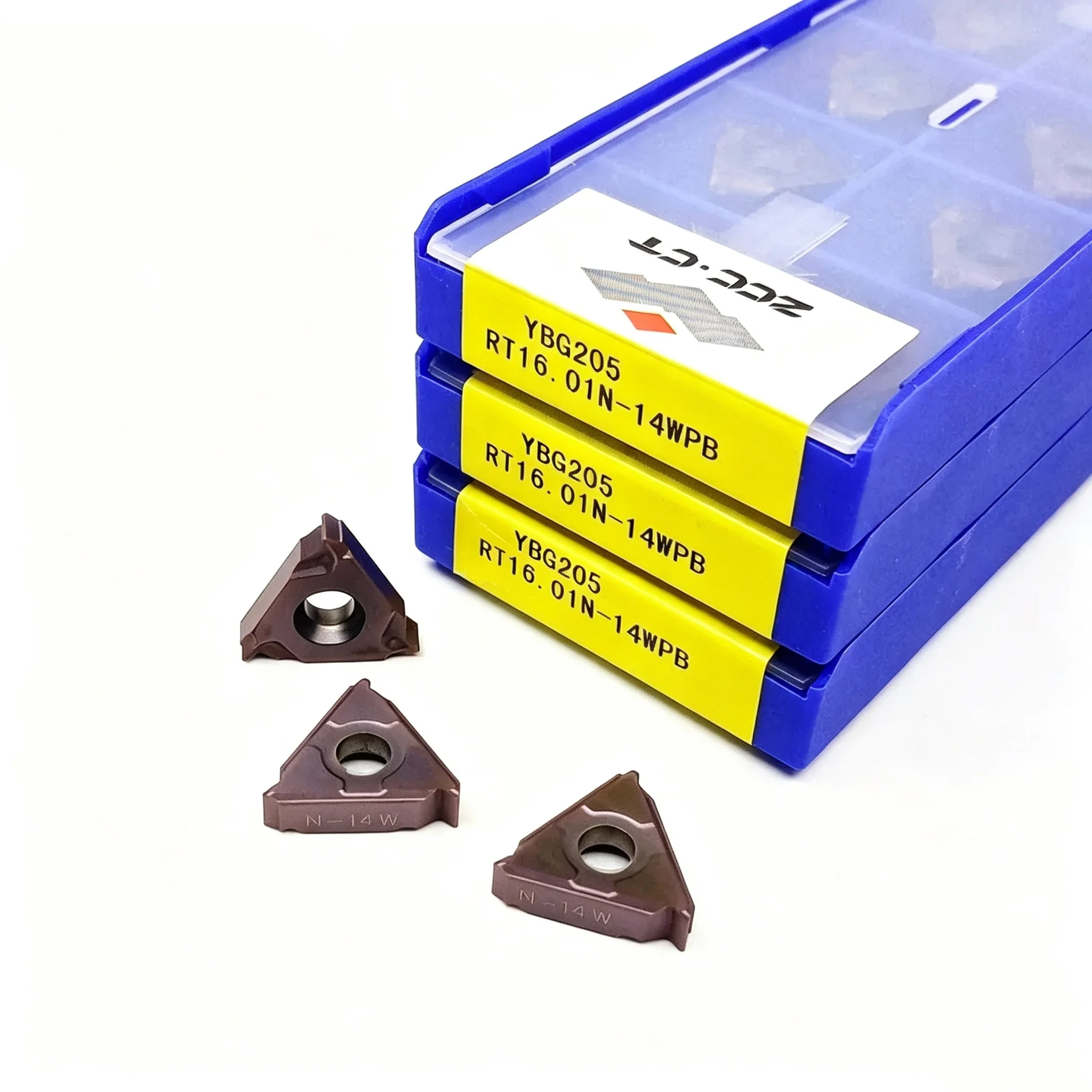 ZCC.CT RT16.01N RT16.01W-AG60PB AG55PB 14WPB 11WPB 11BSPTB YBG205 Threaded Insert RT16.01N/W Inserts