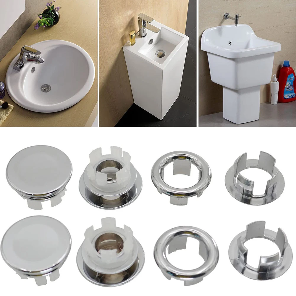Accesorios de alta calidad, mejora de productos para el hogar, repuestos para fregadero, Kit de baño, lavabo de plástico ABS plateado