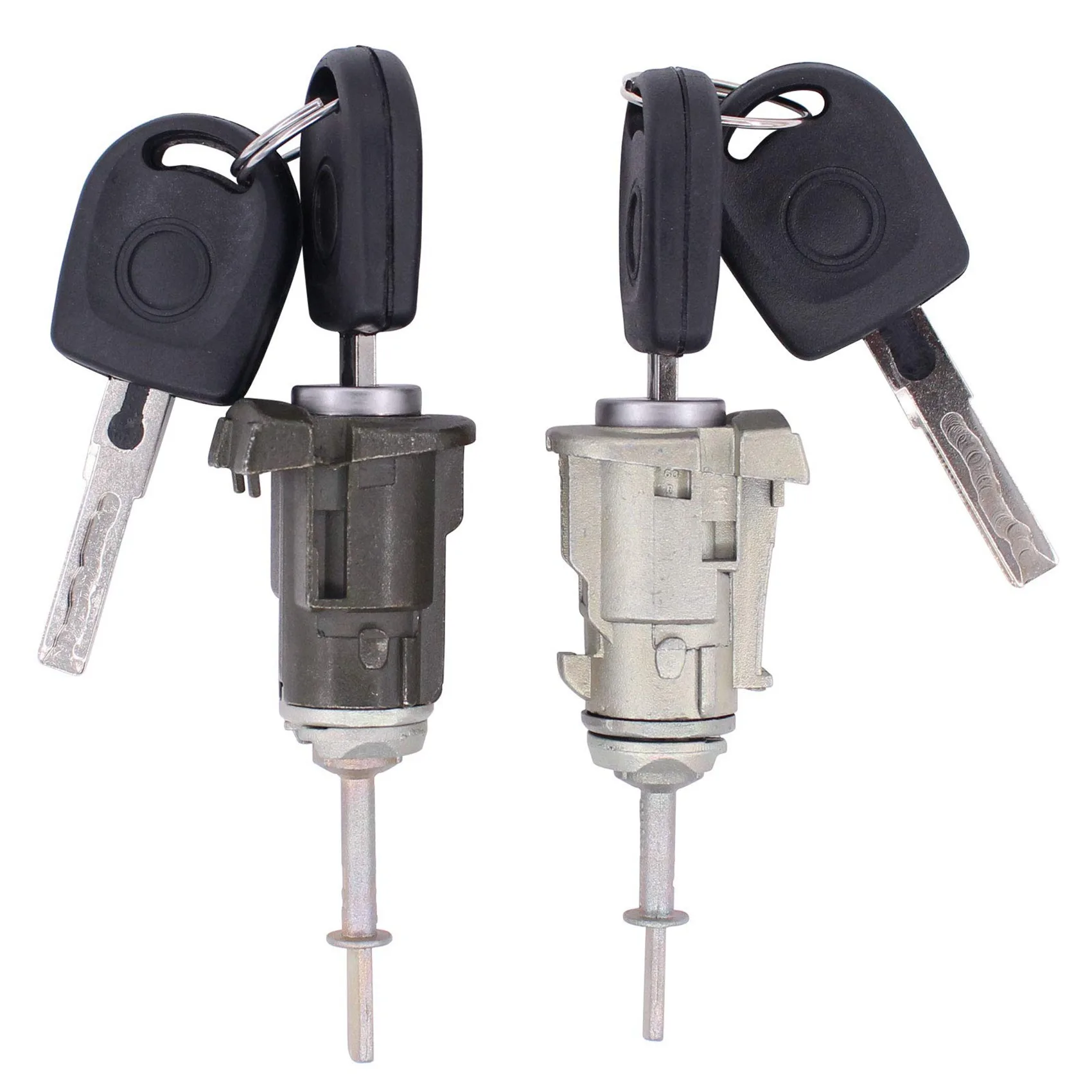 

Car Door Lock Cylinder Front Left and Right with Key Set 1J0837167, 1U0837167A 604837167 for-Bora 1J Golf