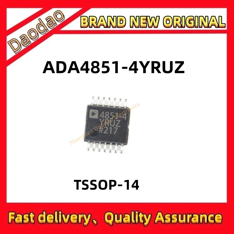 Quality New ADA4851-4YRUZ ADA4851 IC chip TSSOP-14 High speed operational amplifier