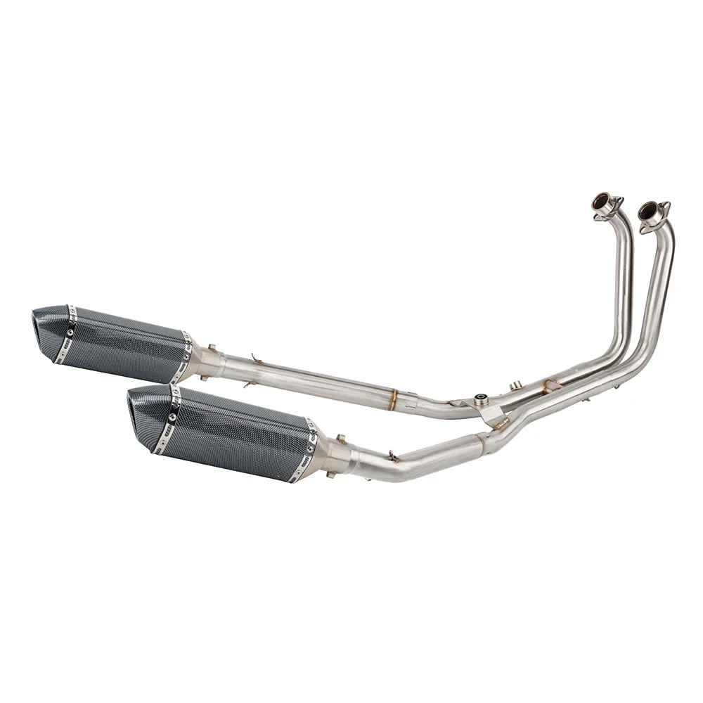 For Yamaha TDM 900 2002 - 2013 Escape Slip-on Motorcycle Exhaust Muffler Header Link Pipe