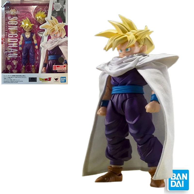 

100% Original Bandai SHF Dragon Ball Series Super Saiyan Sun Gohan - Warrior beyond Goku - Action Doll Collection Gifts