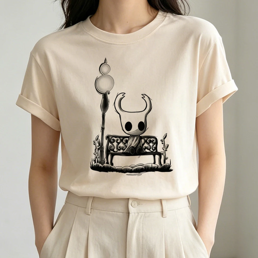 Hollow Knight top tees teen cheap Psychedelic anime t-shirt alternative  grunge 2000s