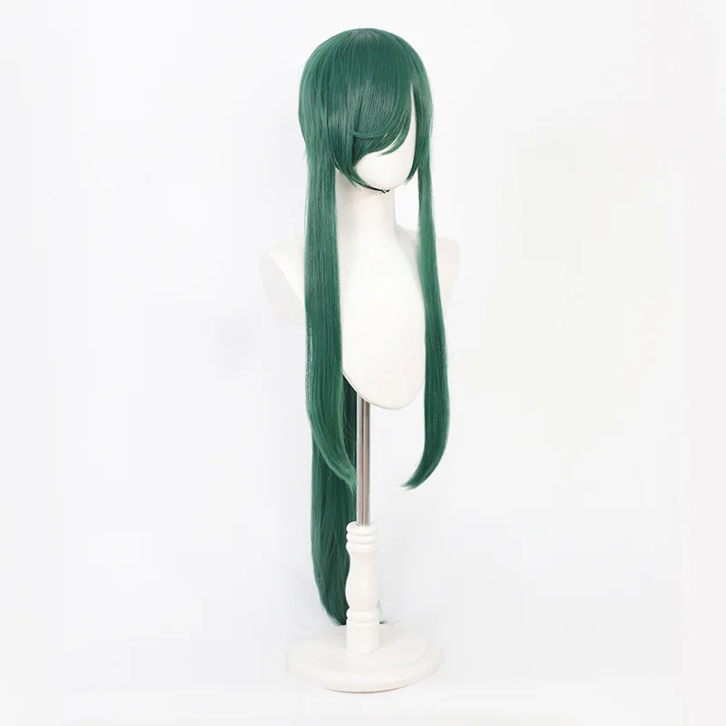 باروكة Zenless Zone Zero Ellen Joe التأثيرية، شعر صناعي طويل أخضر مقاوم للحرارة