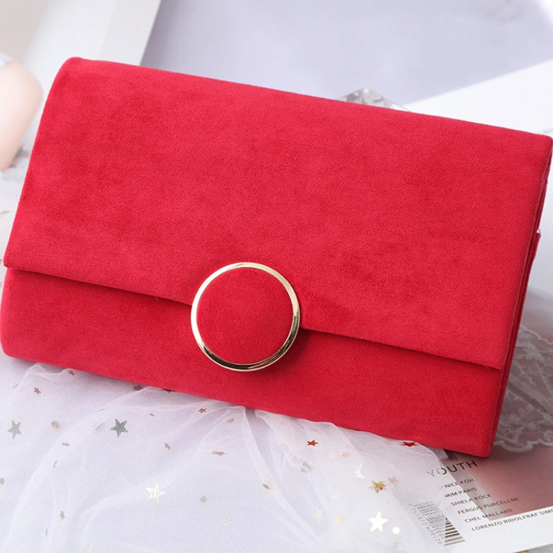 Fashion Women Evening Bags Velvet Clutch Purse Shoulder Chain Wedding Party Handbags Luxury Bags Bridal Clutches Prom Bolso