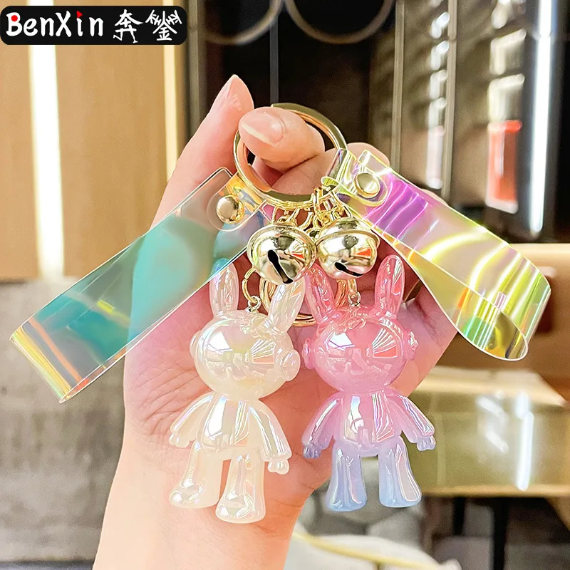 

miniso Crystal keychains, car bags, pendants, trendy and cool figurines, gift key chains