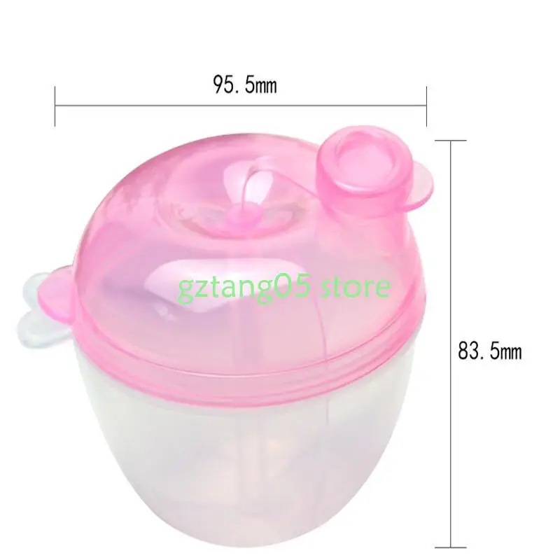 

57EE Non-Spill Milk Powder Dispenser and Storage Container Three-Compartment