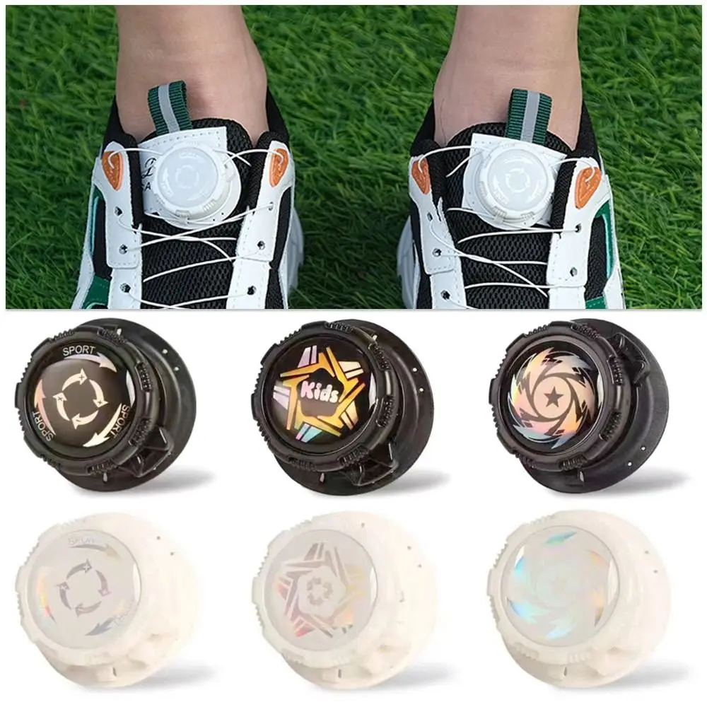 1Pair Swivel Rope Shoelace Turn Buckle Sneaker Casual Shoes Running Shoes Automatic No Tie Shoe Laces Metal Wire Universal