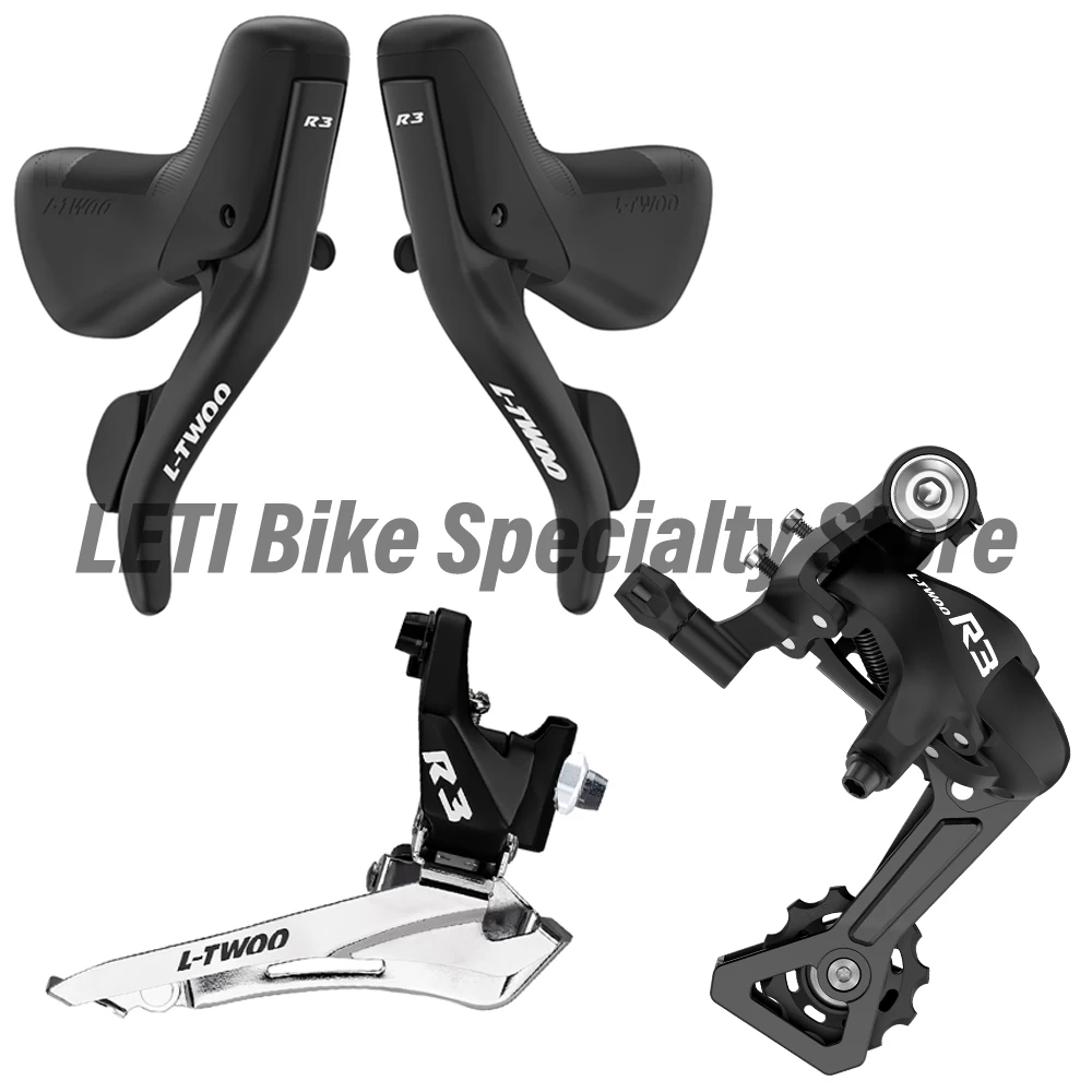 【Versión adolescente】LTWOO R3 bicicleta de carretera 2x8 16 kits de cambio de velocidad freno mecánico 11-25T/28T/32T piezas de bicicleta