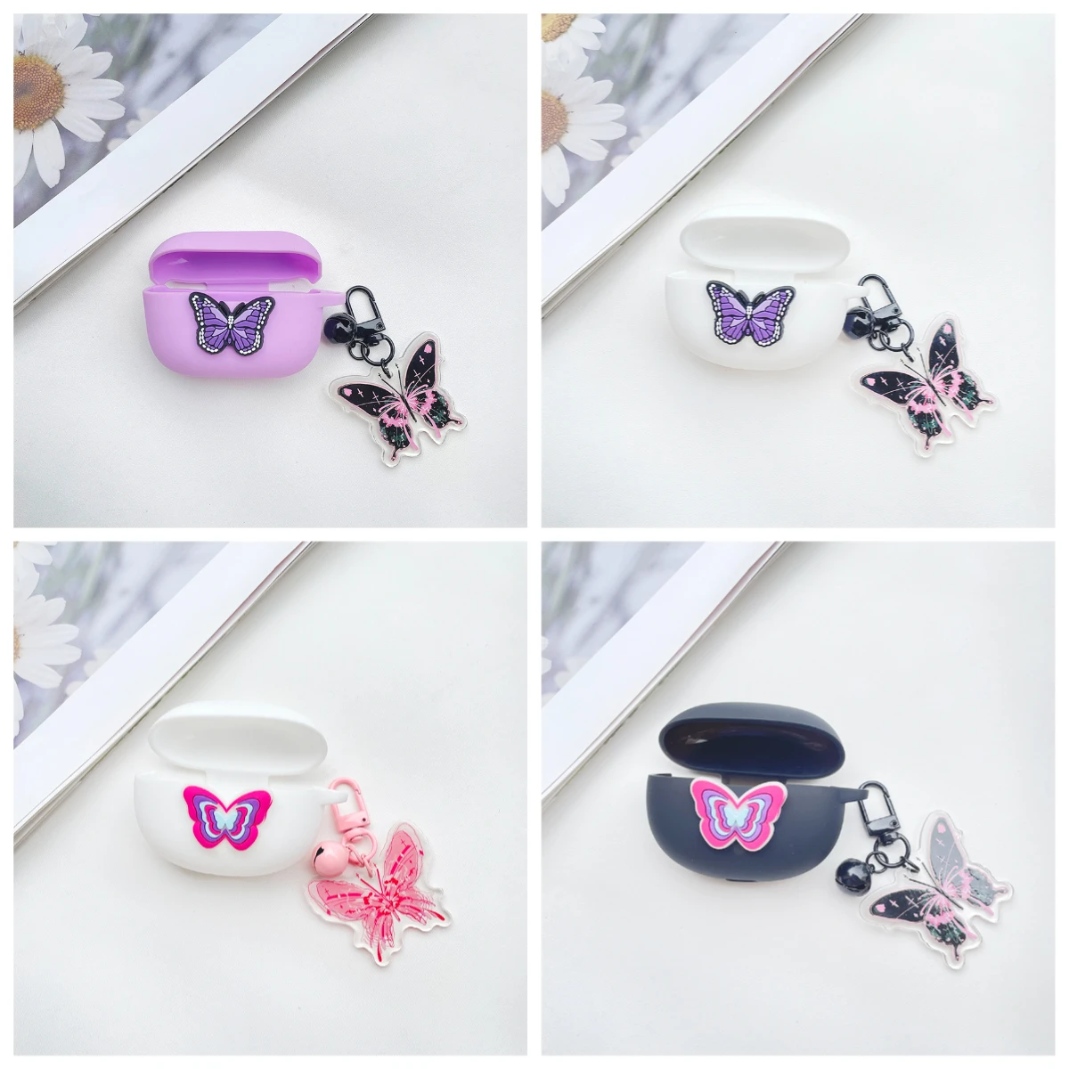 Чехол для OPPO Enco Buds2 Pro, модный красочный силиконовый чехол для наушников для OPPO Enco Buds 2 Pro, чехол fundas