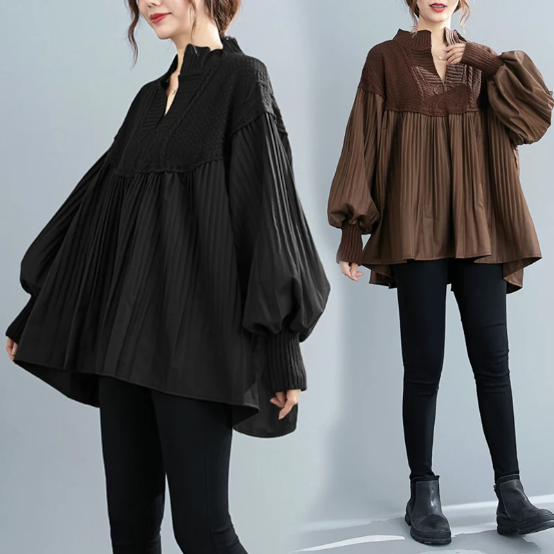 

Сложенный лоскутный вязаный цветной светильник большого размера, женский фонарь Све V-ne, прикрывающий живот, кукла-ильт, топ