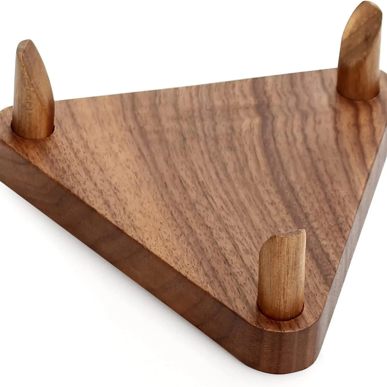 

Экологичная деревянная подставка для хранения и демонстрации мячей (баскетбольных, футбольных, регбийных) из орехового дерева с современным дизайном