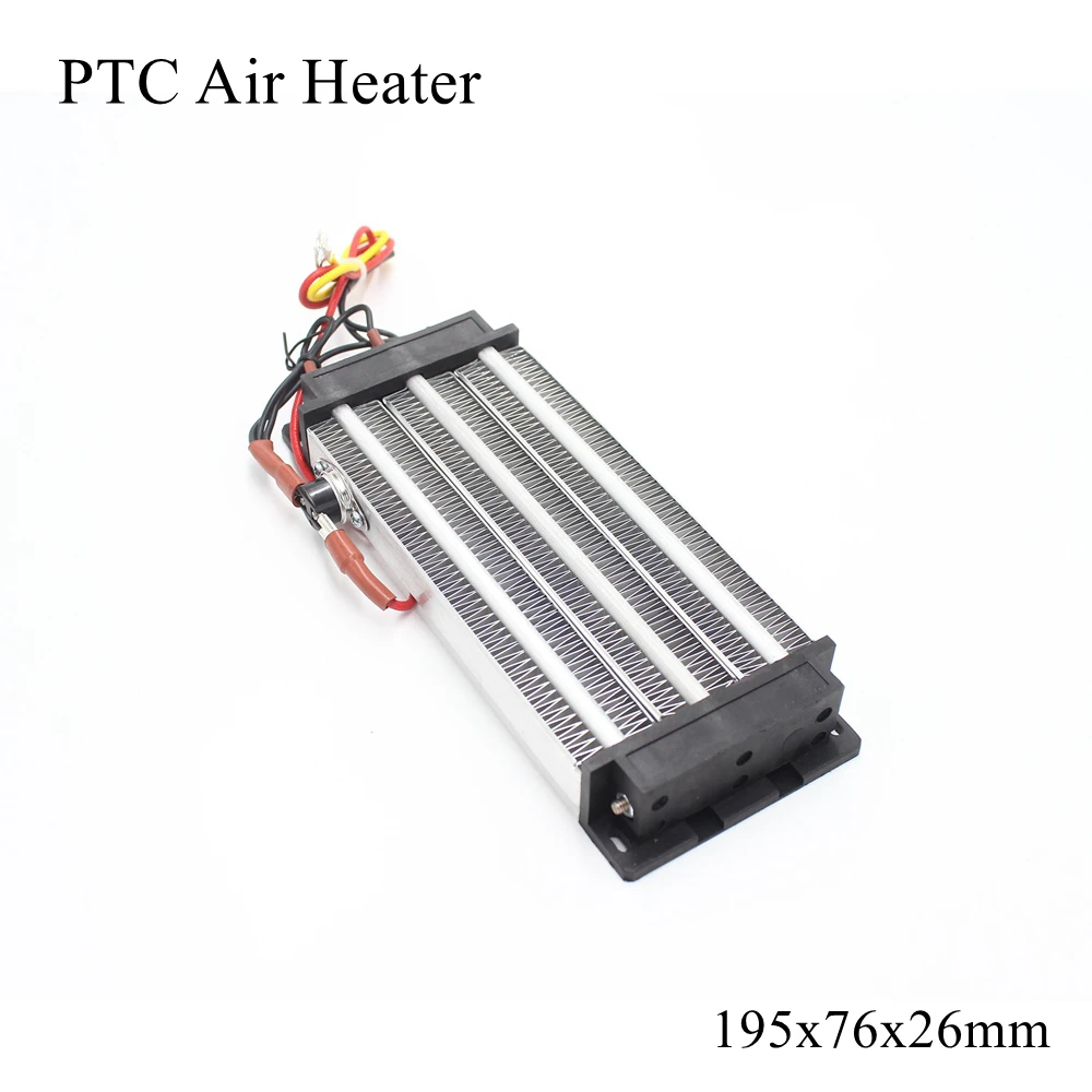 12V 220V PTC Heater Electric Air Heating Element Hair Dryer Curler Constant Insulated Thermistor Egg Incubator Dehumidification