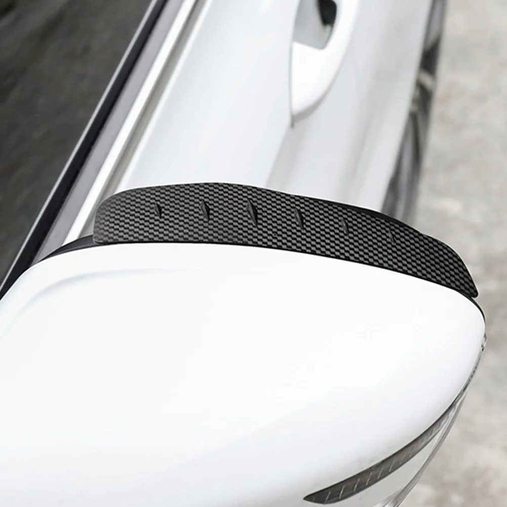 

1 Pair Car Rear Mirror Rain Visor Eyebrow Adhesive Side Mirror Rain Guards Easy Install For All Vehicles Car Exterior