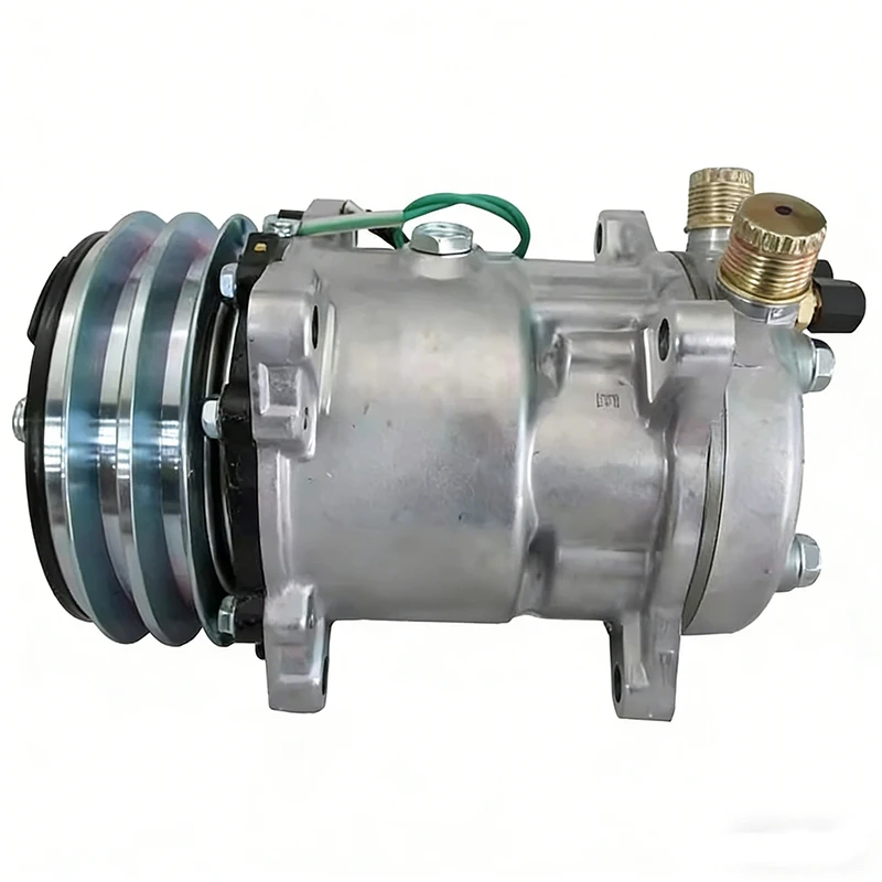 New 5S14 5H14 508 Car Auto Ac Compressor AA 132MM 24V Blue Pulley R12 Cooper Valve VOR 3/4