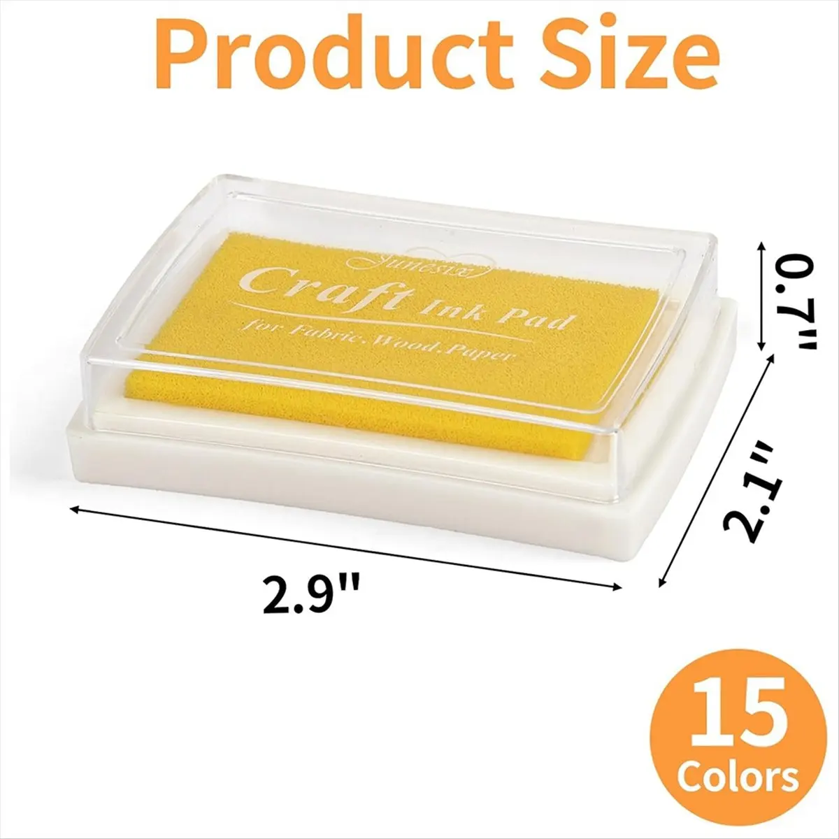 

A56K 15 Colors Craft Ink Pads, Washable Finger Stamp Pad for Kids DIY, Paper, Wood Fabric, Scrapbooking, Rubber Stamps