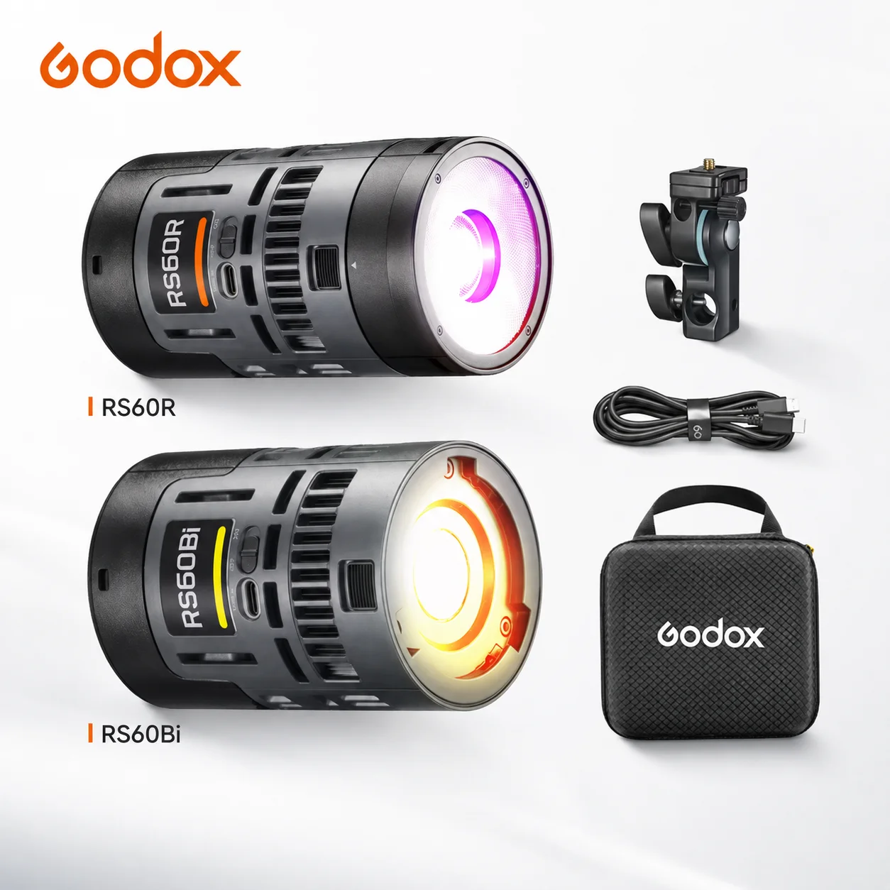 Photography Lighting Outdoor - Godox RS60Bi RS60R 60W LED Monolight