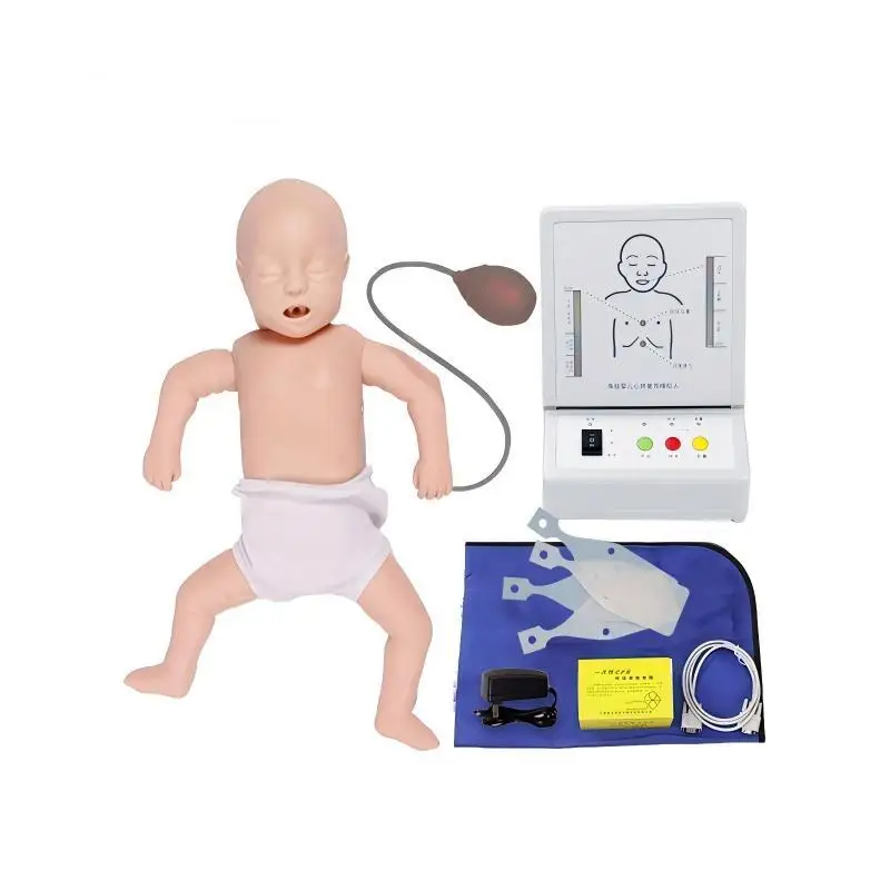 DARHMMY Advanced Infant CPR Model,Baby First Aid CPR Training  Manikin Dummy with Control