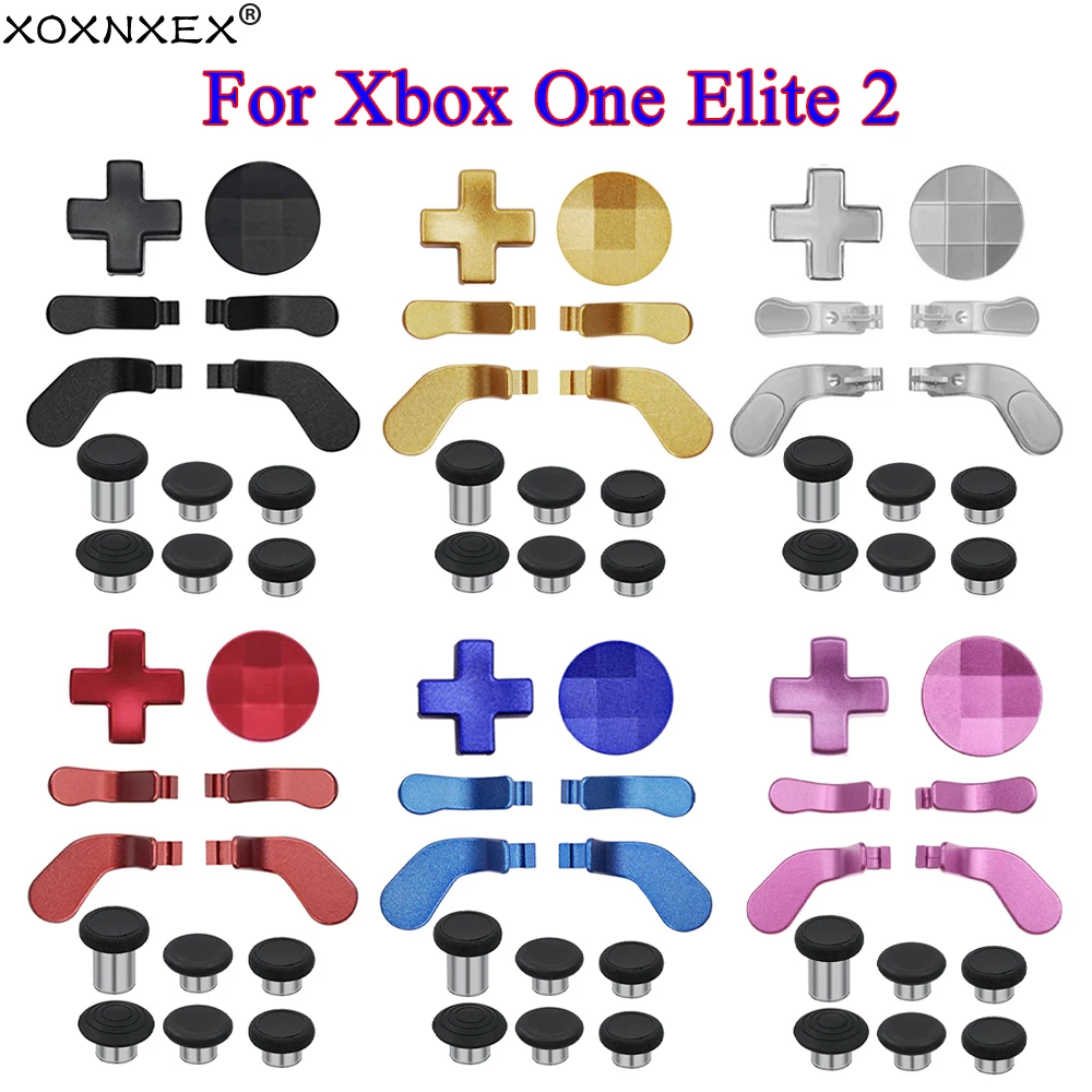 1Set Analog Buttons For Xbox Elite Series 2 Gamepad Thumbsticks Grips Adjustment Tool D-Pad Paddles Trigger Stick