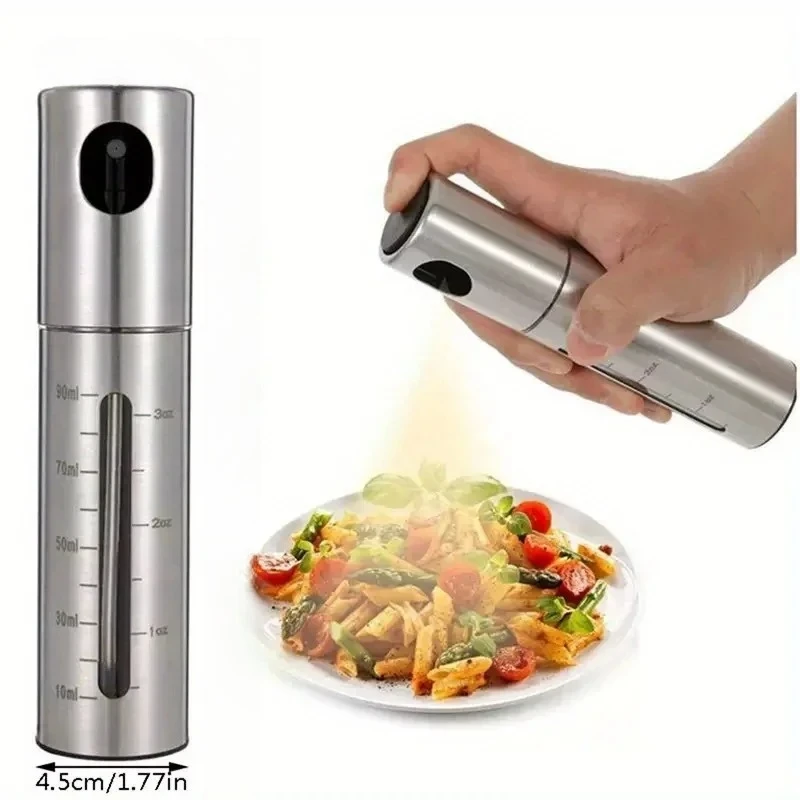 BBQ Baking Olive Oil Spray Bottle Stainless Steel Oil Spray Bottle Vinegar Spray Bottles BQ Sprayer Seasoning Bottle Kitche
