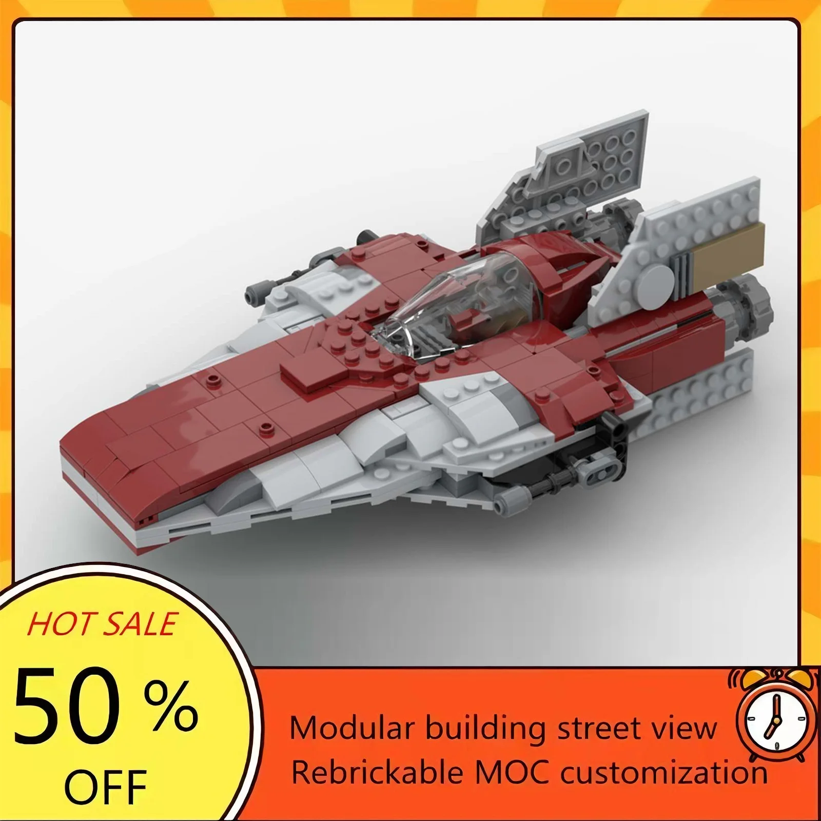 

Набор для сборки космического корабля из 404 деталей, популярная модель по мотивам фильма «Звездные войны», модульные строительные блоки, технологичный подарок, игрушка для детей на праздники