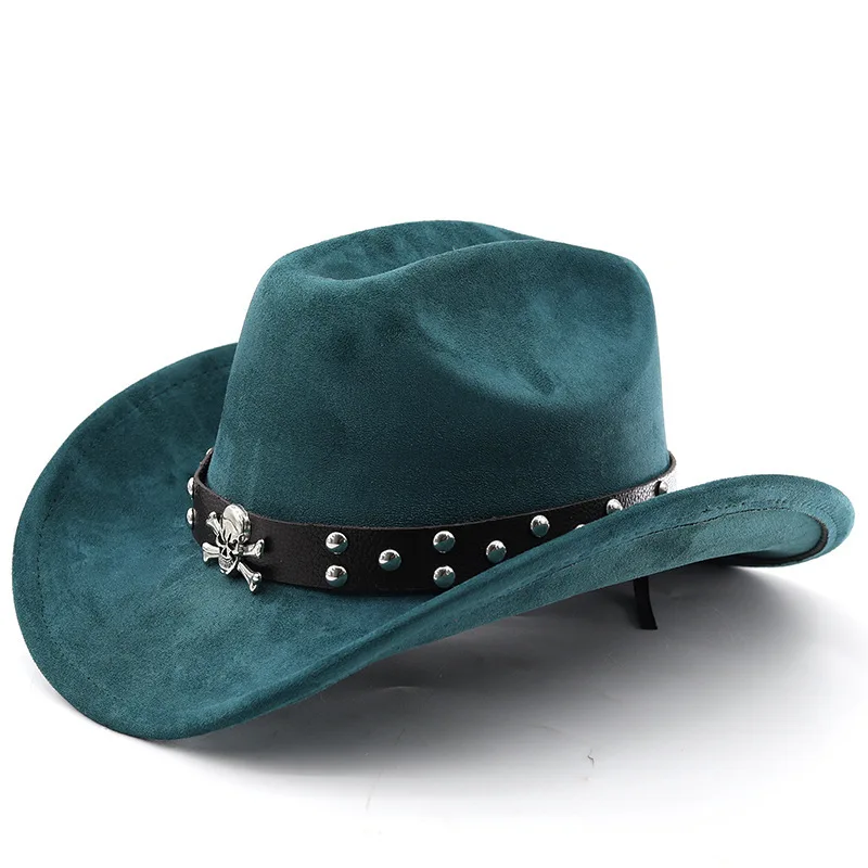 New Western Style Denim Suede Inspired Jazz Hat, Spring And Summer Felt Accessories, Trendy Top Hat Trend