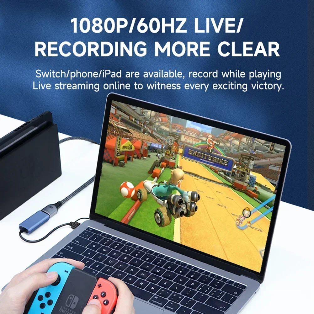 USB3.0 Video Capture 1080P 60FPS placa de captura Gaming Streaming Recorder For PS4/5 Nintendo Switch Xbox Camera Board capture