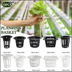 10 Stuks Zware Hydroponic Mesh Pot Netto Beker Mand Hydrocultuur Aeroponische Plant Kweektuin Kloon