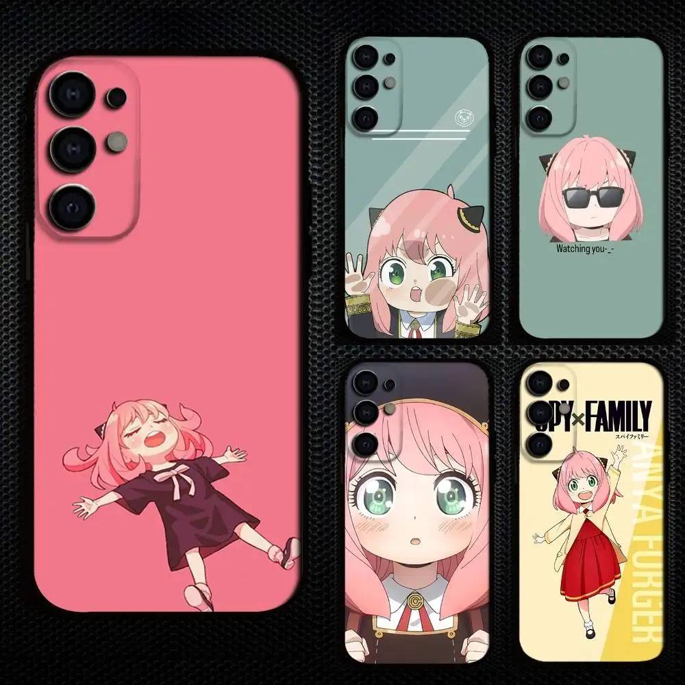

Cute Anime S-Spy x Family Phone Case For Samsung S25,S24,S21,S22,S23,S30,Ultra,S20,Plus,Fe,Lite,Note,10,9,5G Black Cover