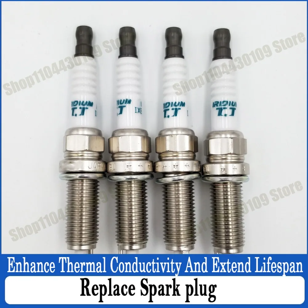 

1/4pcs/lot IXEH22TT 4712 IXEH22TT-4712 IXEH22TT4712 Dual Iridium Power Spark Plug For Nissan 350Z Z33 Murano Z51 Stagea M35
