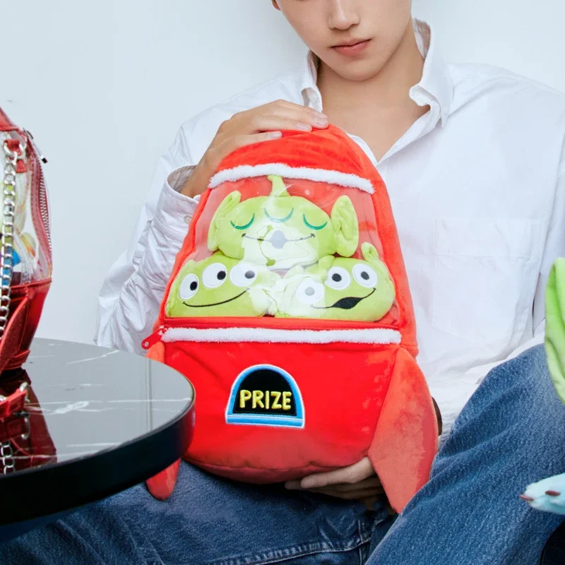 

40 см мультяшная плюшевая игрушка-ракета, 3 шт., кукла Базз Лайтер Лотсо, инопланетянин в сумке, плюшевая подушка, декоративная подушка для дивана, рождественские подарки