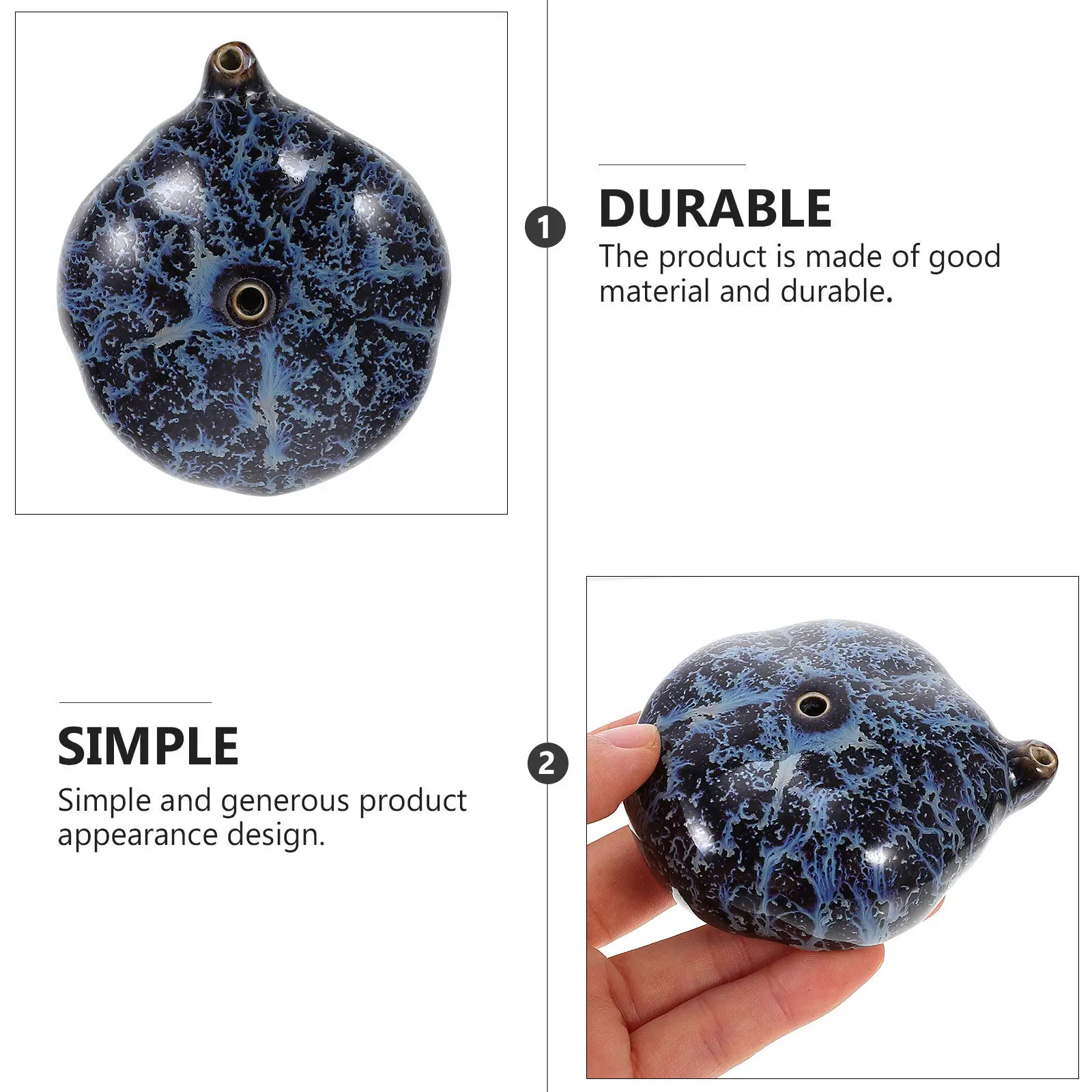 Ceramic Ink Droplet Calligraphy Water Dropper Creative Modeling Design Ideal Gift for Calligraphy Lovers Ink Grinding