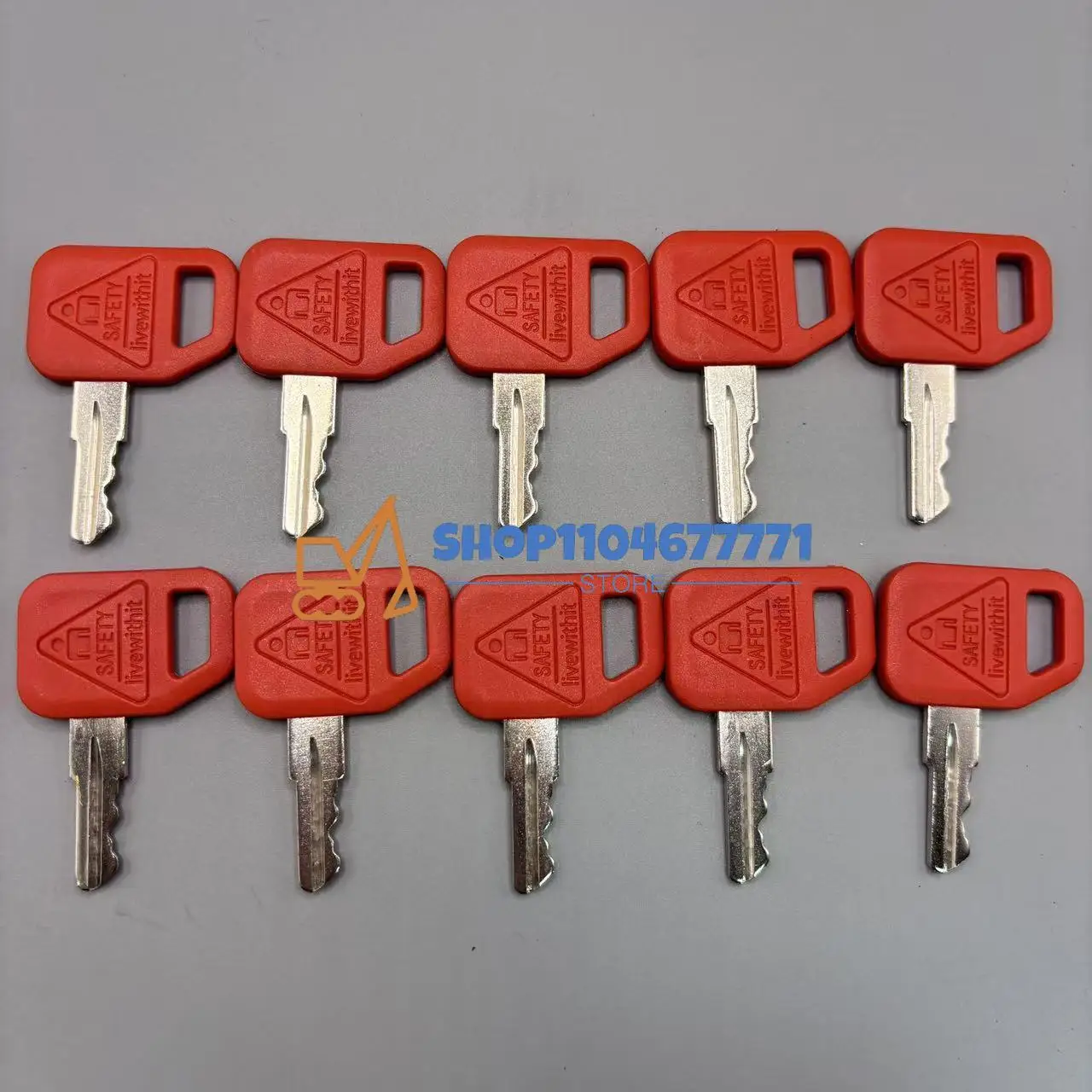 20/10/5 PCS Ignition KeyS for Excavator Fit All Graders Dozers Skid Steer AR51481