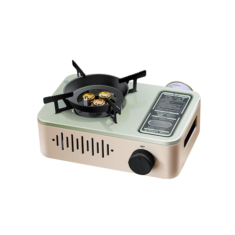 

Customizable Mini Portable Butane Gas Stove Outdoor Camping Picnic Cooker Travel Camping Coffee Making