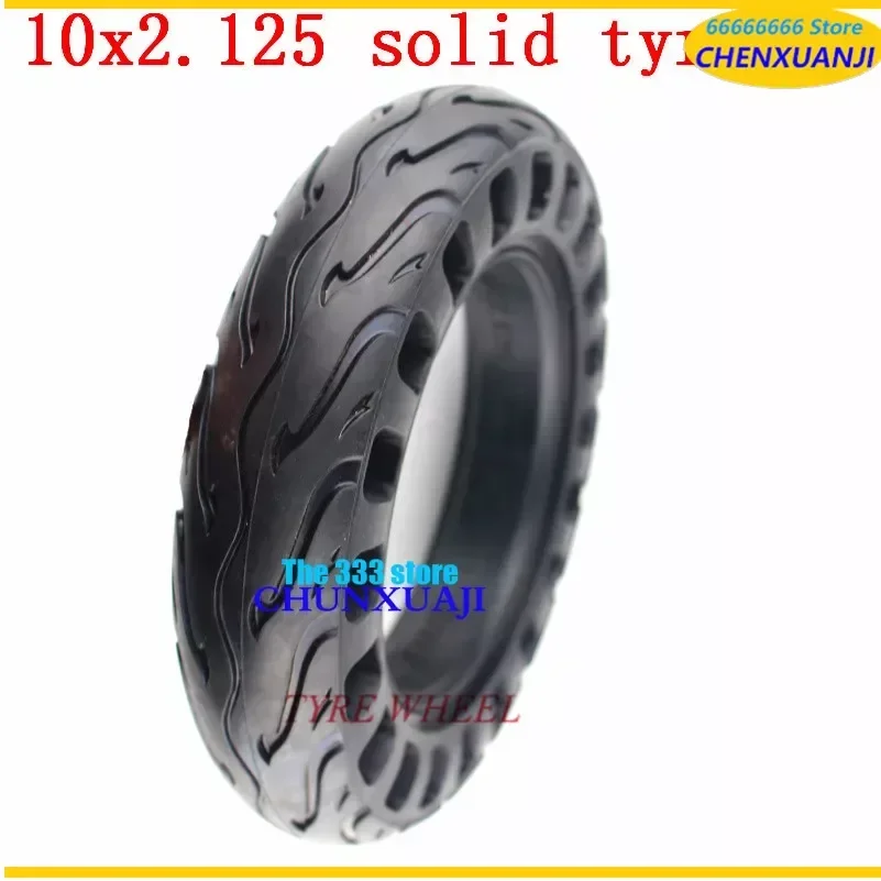 Pneu sólido em favo de mel sem câmara de ar 10x2.125 10x2 para scooter elétrica balanceamento hoverboard 10 polegadas pneu de roda sólida à prova de explosão