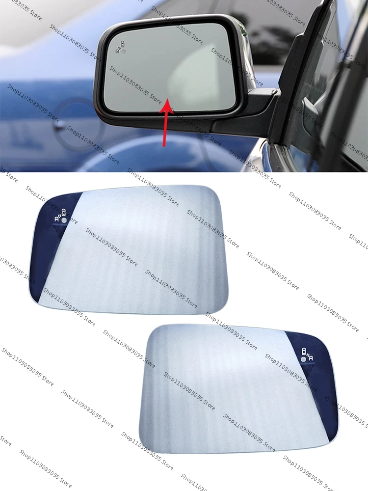 

Для Ford Edge 2009 2010 2011 2012 2013 2014, зеркало заднего вида, отражающее стекло с слепой пятном и подогревом