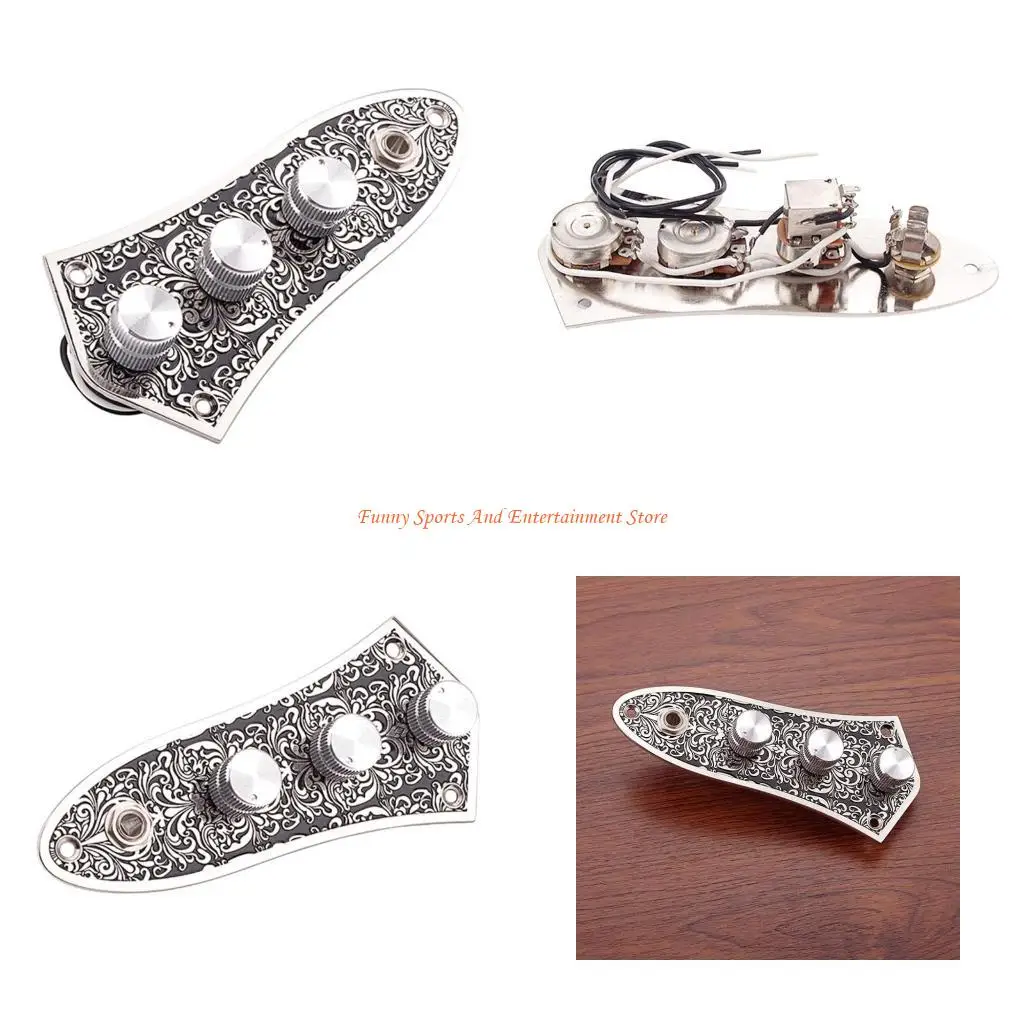 

C4DE 4 отверстия для регулировки громкости гитары, запасные части для бас-гитары