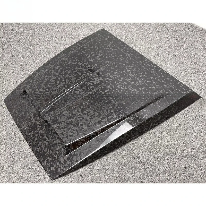 Car Front Hood for G Wagon G Class W464 G63 G500 2019-2024 Brabu Style Forged Carbon Fiber Engine Cover Bonnet