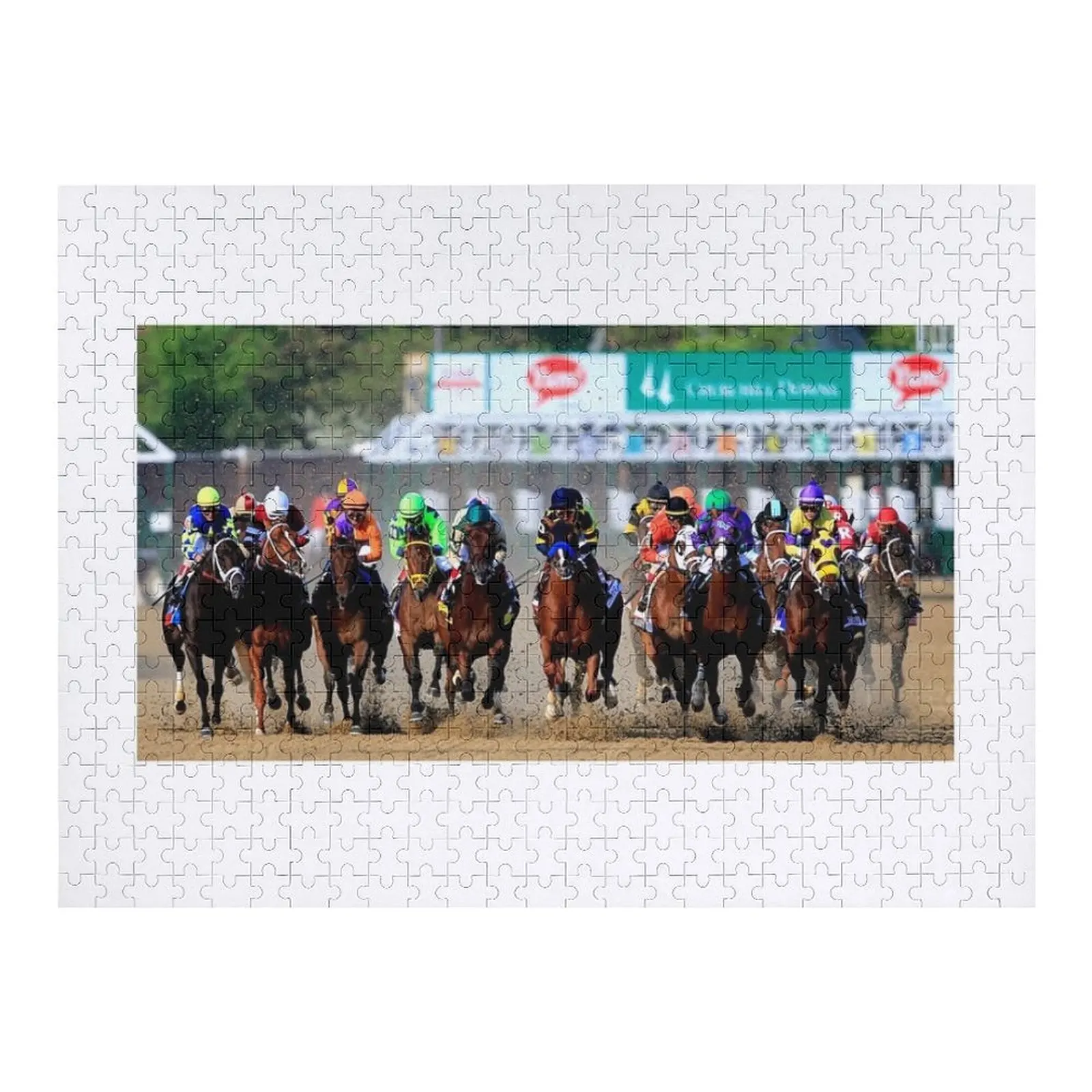 Kentucky Derby Horse Race Jigsaw Puzzle Customizeds For Kids Wooden Compositions For Children Custom Gifts Puzzle