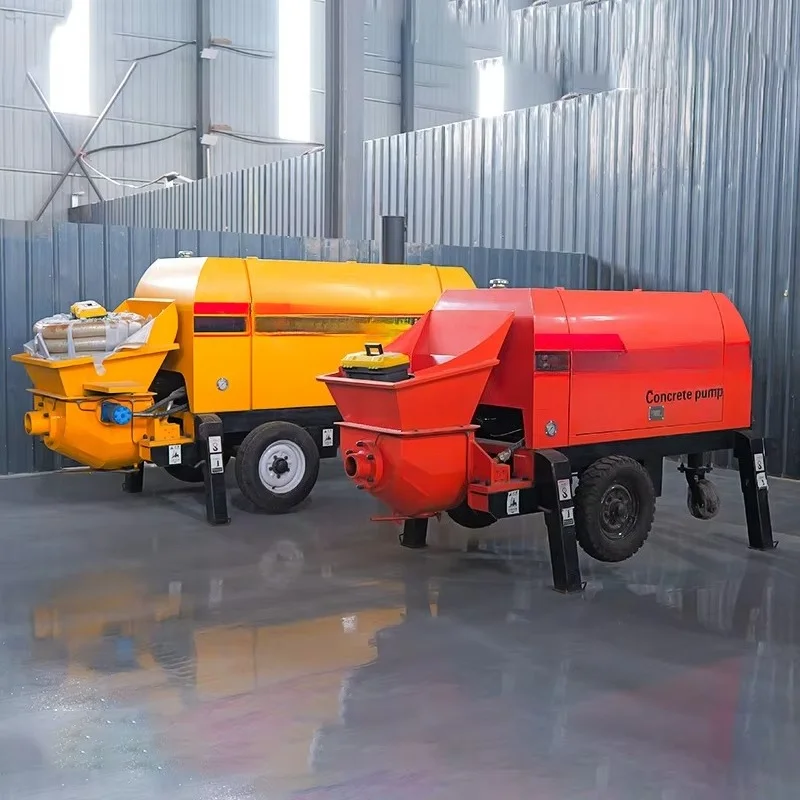 Small Concrete Pump For Sale In Philippines Diesel Concrete Transfer Pump Construction Machinery Diesel Automatic Control