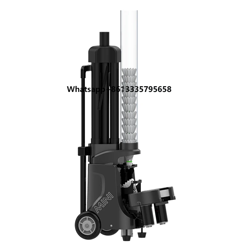 

Factory Cheap Price Automatic MINI Badminton Machine Mobile APP Control Indoor & Outdoor Pusun Badminton Ball Shooting Machine