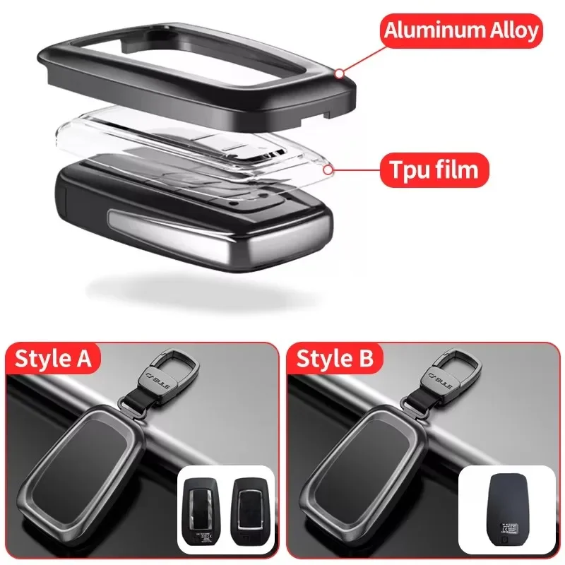 Aluminum Alloy Key Housing For Toyota 250 2024 2025 Land Cruiser  Prado LC250 1958 First Edition Anti-Scratch Protective Case