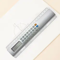 Creative Ruler  Clear Scale Battery Powered Angle Ruler  Pocket Size 8 Digits Calculator Angle Ruler