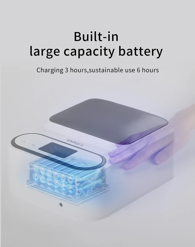 

48 LEDS Nail Dryer LED Nail Lamp UV Lamp for Curing All Gel Nail Polish Motion Sensing Manicure Pedicure Salon Tool Big Space